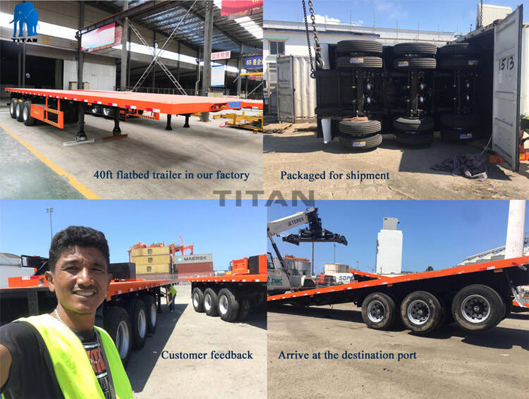 Tri Axle Flat Deck Trailer for Sale in Philippines - TITAN Vehicle
