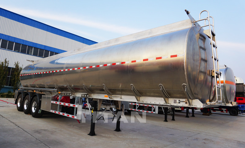 Tri Axle Aluminum Tanker Trailer for Sale In Burkina Faso BFDGU