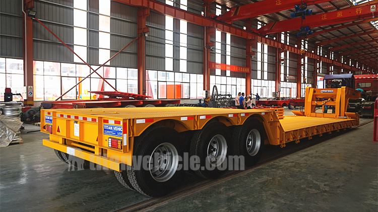 60ton Excavator Lowboy Trailer for Sale in Zambia