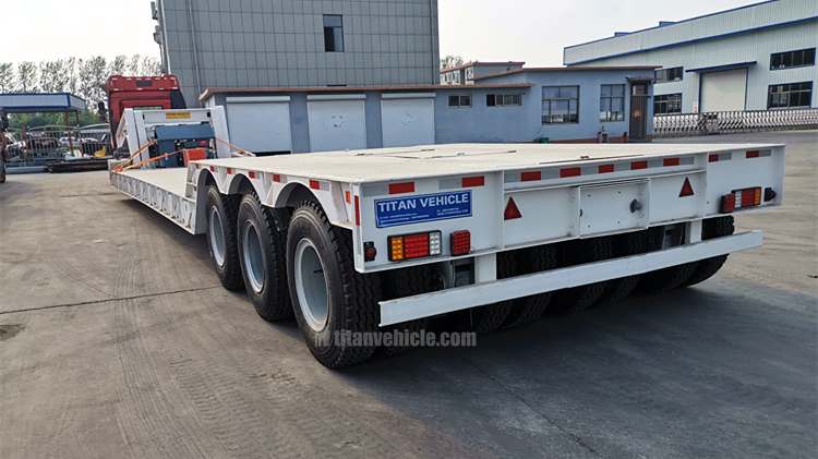 120T Detachable Gooseneck Semi Trailer for Sale in Nigeria