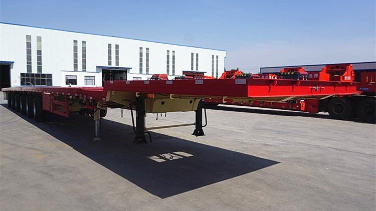 6 Axle Telescopic Blade Trailer for Sale in Vietnam