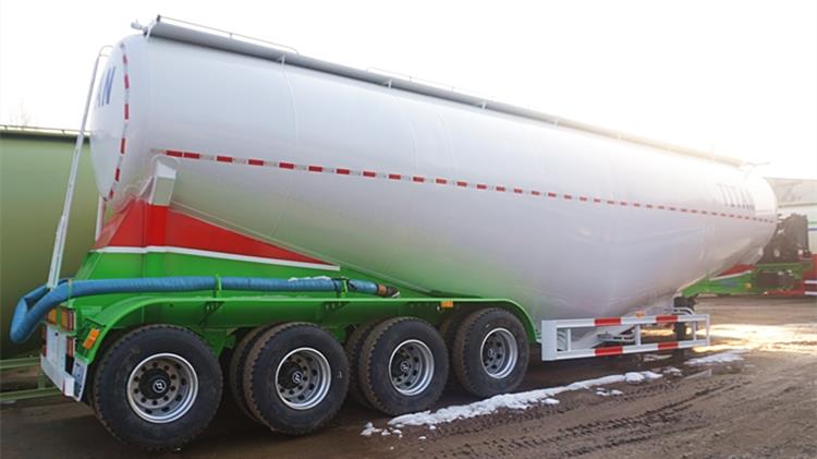   4 Axle Pneumatic Bulk Tanker Trailer for Sale in Guyana