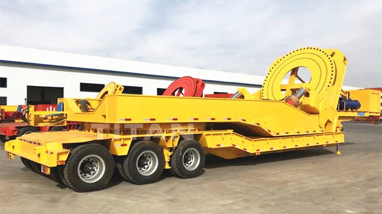 3 Line 6 Axle Wind Turbine Transportation Trailer for Sale in Da Nang Vietnam