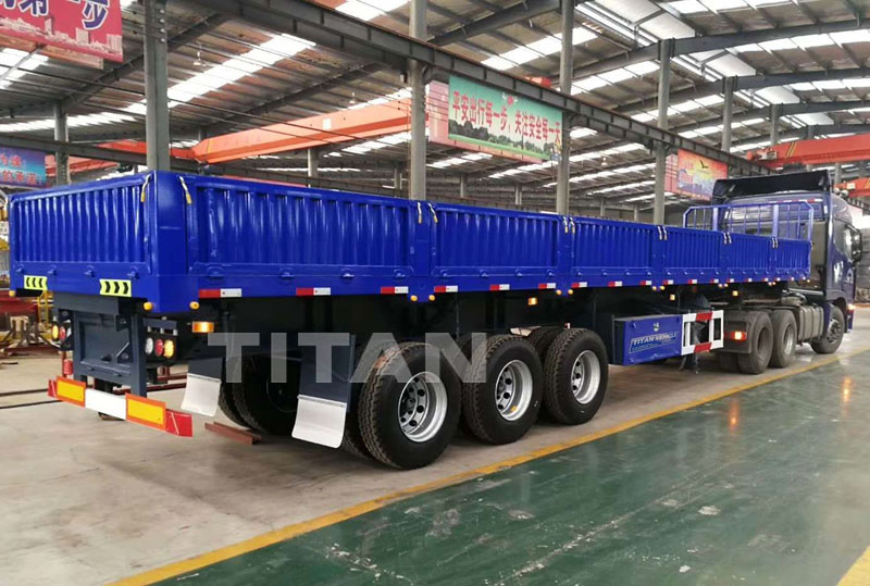 Tri Axle Side Dump Trailers for Sale In Senegal Dakar