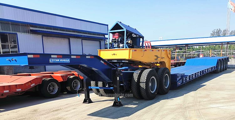 150 Ton Lowboy Gooseneck Trailer for Sale in Nigeria