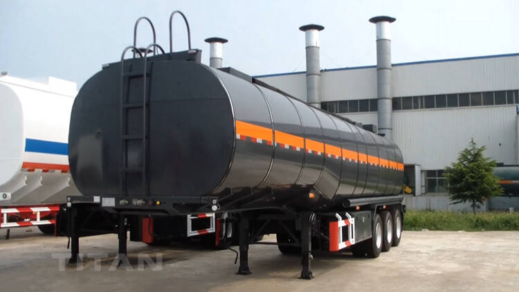 Asphalt Tank Trailers for Sale In Nigeria with Capacity 40000 Liters 