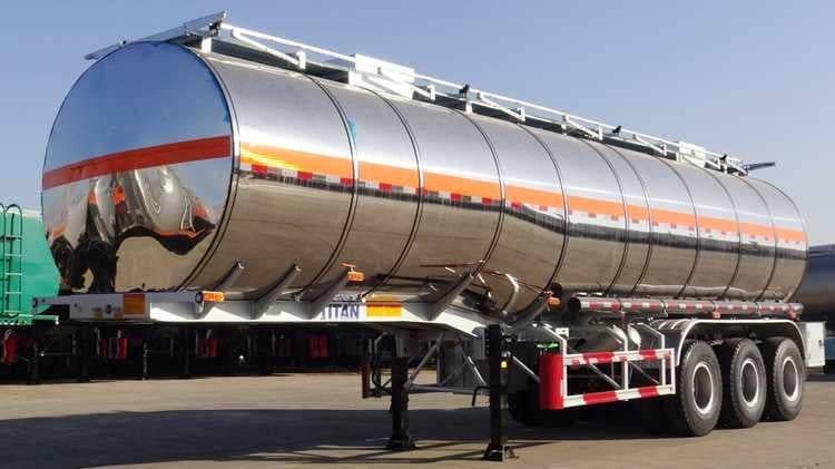 45000 Liters Stainless Steel Tanker Trailer for Sale In Nigeria