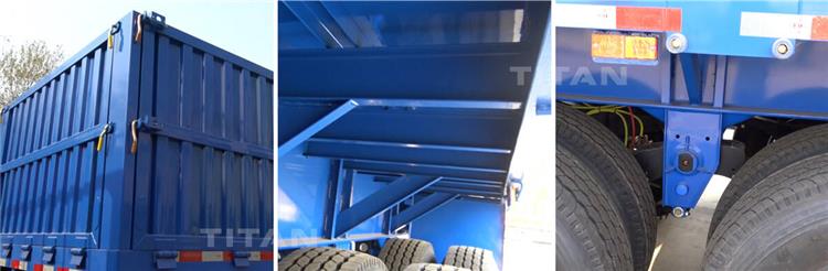 Half Body Trailer with Dropside for Sale - TITAN Vehicle