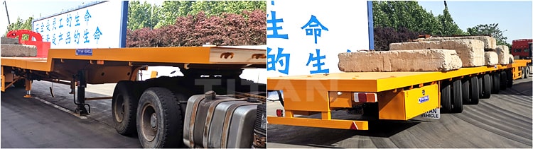 6 Axle 62 Meters Extendable Trailer for Sale Price in Vietnam