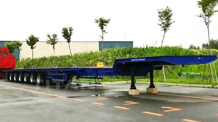 6 Axle 62 Meters Telescopic Trailer for sale in Vietnam