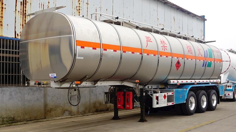 Tri/3 Axle Aluminum Tanker Semi Trailer Price