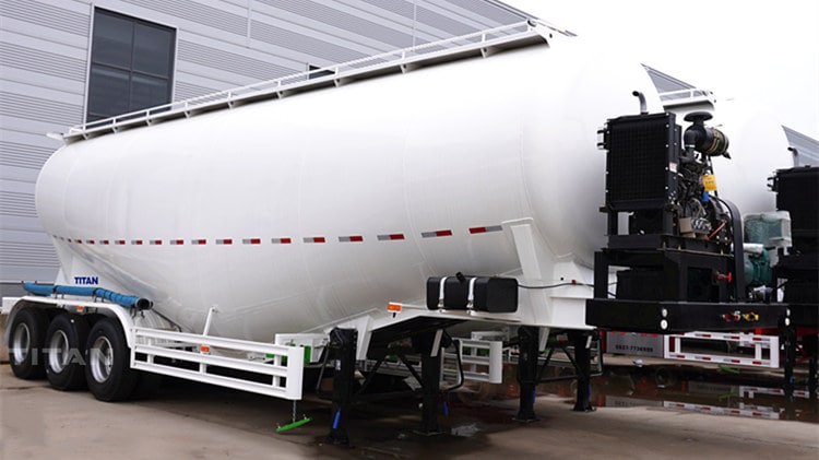 40cbm 3 Axle Cement Bulk Trailer for Sale in Sudan