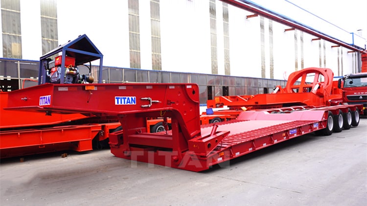 4 Line 8 Axle Hydraulic Detachable Gooseneck Trailer