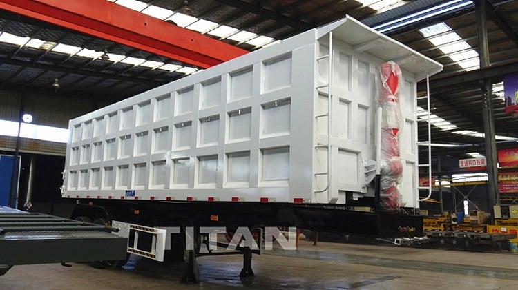 TITAN hydraulic dump trailer 2 axle for sale