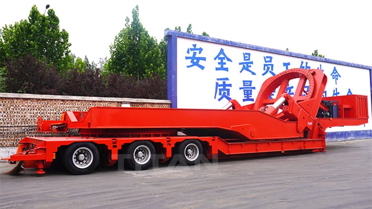 Wind Turbine Blade Transport Trailer for Sale in Vietnam