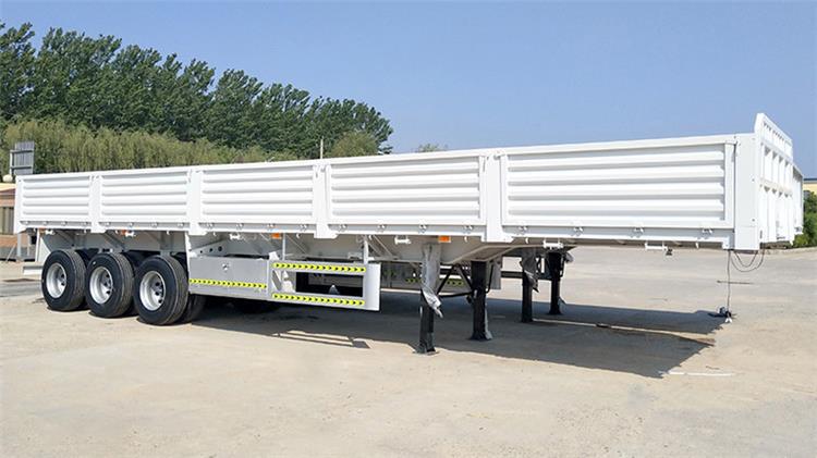 Tri Axle Side Wall Trailer for Grain Transport in Zambia