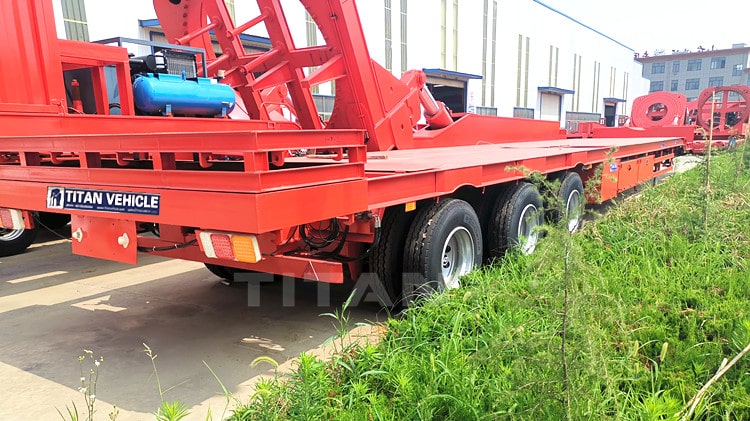 50M 3 Axle Extendable Trailer for Sale in Vietnam