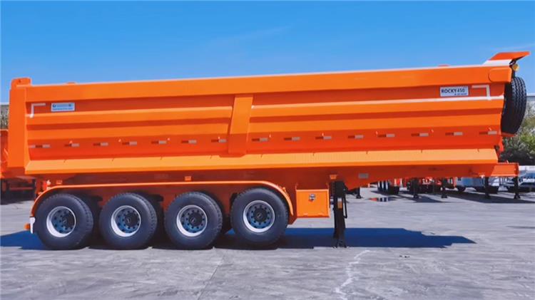 4 Axle U Type Dump Trailer for Sale In Burkina Faso