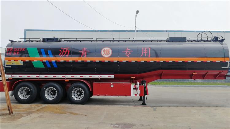 42000 Liters Asphalt Bitumen Tanker Trailer for Sale In Ghana