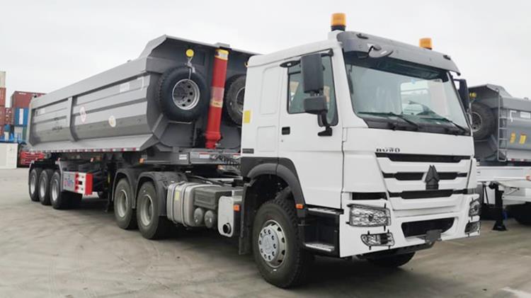 Tri Axle U-Shape Dump Trailer Price