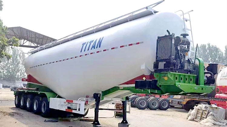 5 Axle Powder Tanker Trailer for Sale in Sudan