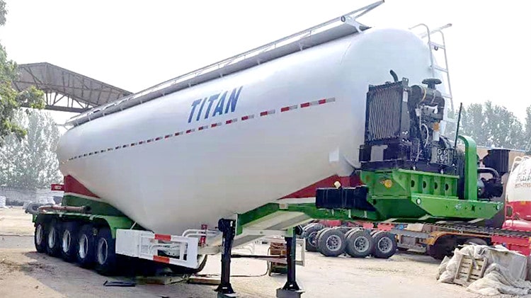 5 Axle Powder Tanker Trailer for Sale in Sudan