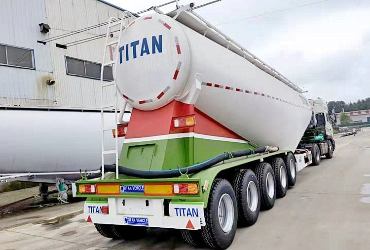 5 Axle Powder Tanker Trailer for Sale in Sudan