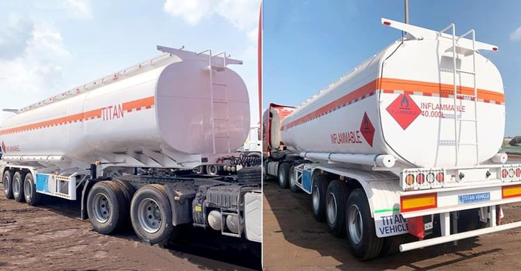 Tri Axle Petrol Tanker Truck Trailer for Sale