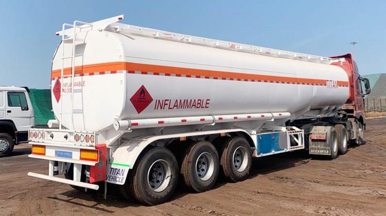 40000 Liters Petrol Tanker Truck Trailers for Sale in Namibia