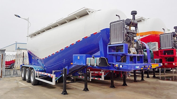 3 Axle 35 Ton Bulk Cement Trailer for Sale