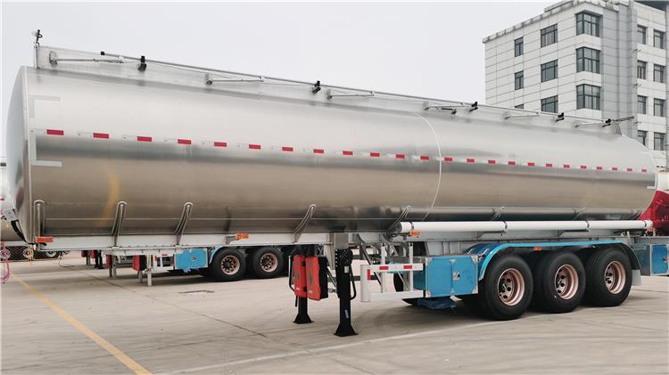 42000 Liters Aluminum Tanker Trailer for Sale - Chengda Second Hand Trailer