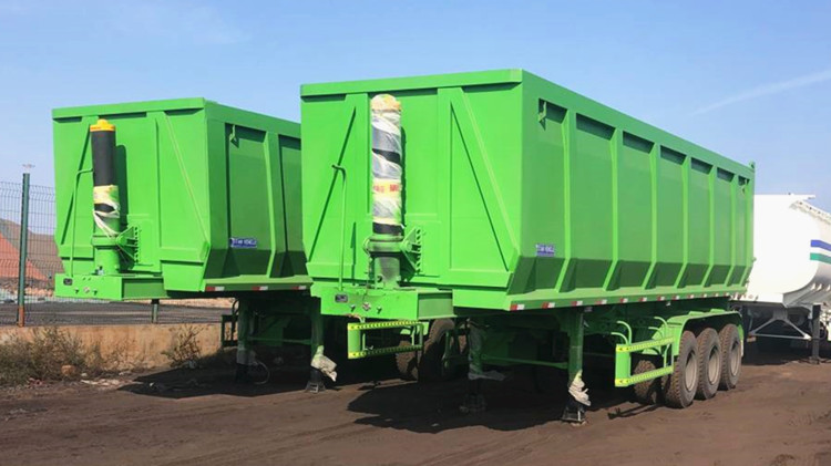 Dump Semi Trailer with Capacity 45 Ton