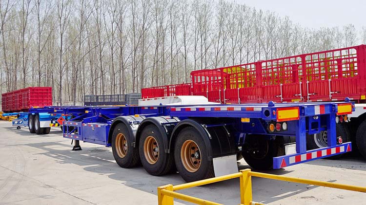40ft Multi Function Skeletal Trailer for Sale in Qatar