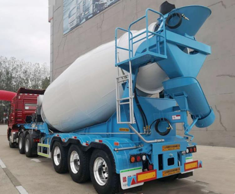 Details of Tri Axle Concrete Mix Trailer 