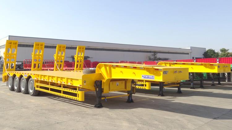 4 Axle 100T Low Bed Truck Trailer for Sale - Chengda/CIMC/Nooteboom