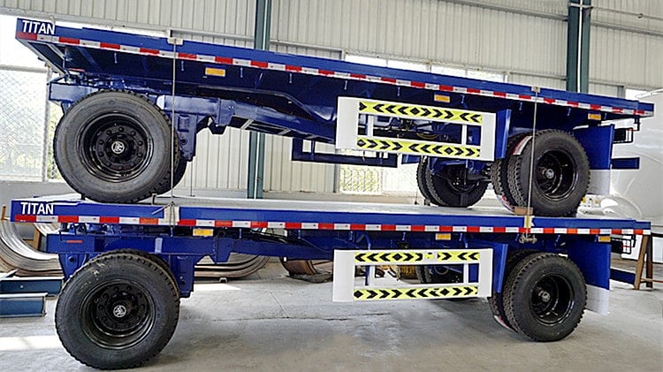 20ft Flatbed Full Trailer for Sale in Mauritania