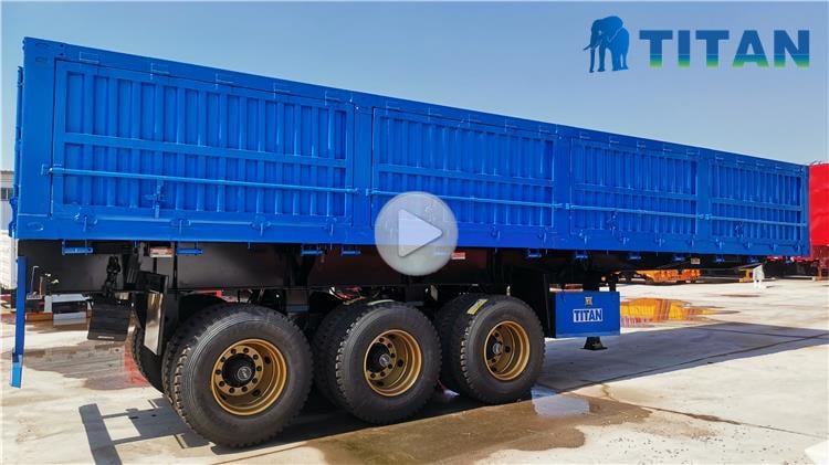 3 Axle Dropside Side Tipper Trailer Video