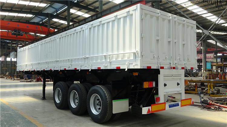 Tri Axle 40 Ton Side Tipper Trailer for Sale In Congo - Cheap Trailers