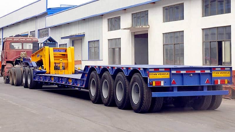 4 Axle Detachable Gooseneck Trailer for Sale in Ghana