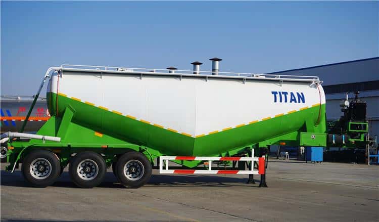 3 Axle 35ton Bulk Cement Trailer for Sale in Zambia