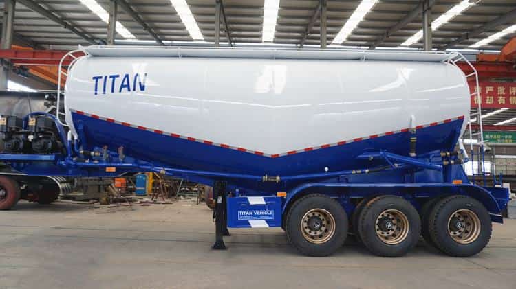 40cbm 3 Axle Cement Tanker Trailer for Sale in Ghana