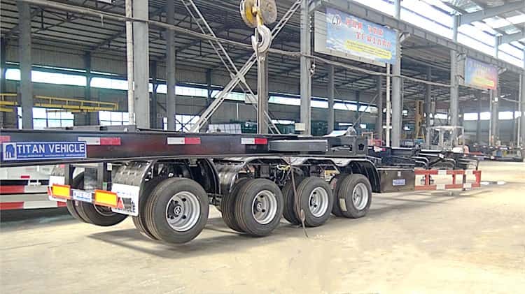 4 Axle Container Chassis Trailer for Sale in Ghana