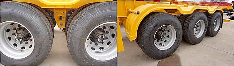 3 Axle 40ft Skeletal Trailer for Sale in Zambia