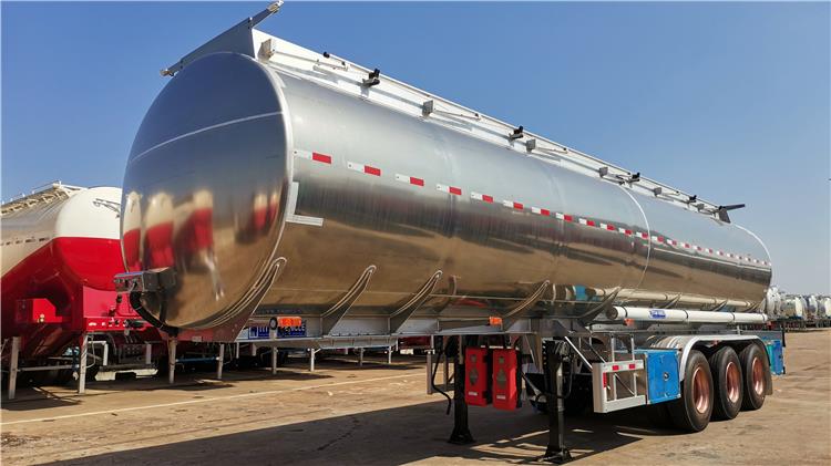 Fudeng Trailer - 3 Axle Aluminium Fuel Tanker Trailer for Sale 