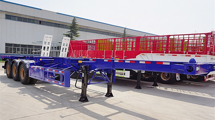 3 Axle 40ft Skeletal Trailer for Sale - China Manufacturer Factory