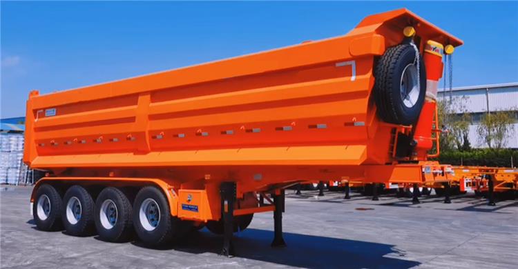 Heavy Duty 4 Axle Tipper Trailer