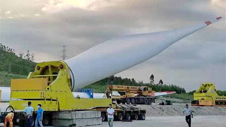 wind blade adaptor