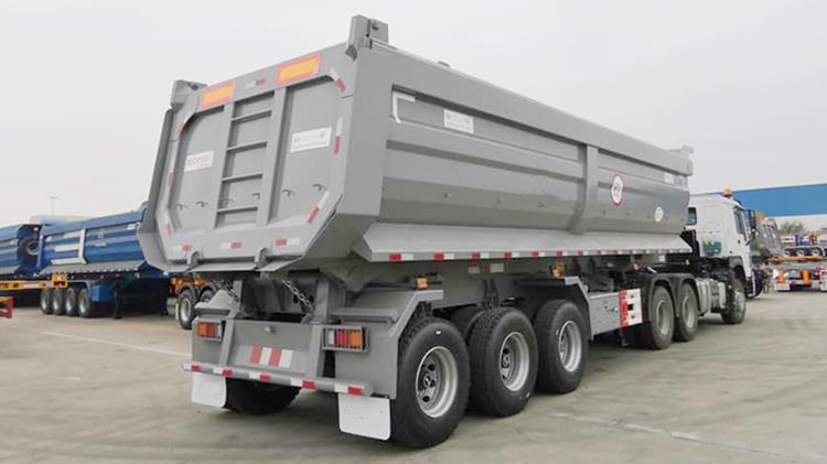 Tri Axle Semi Dump Trailer Price