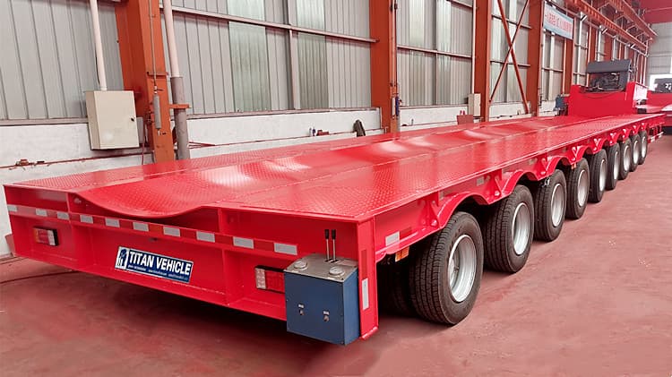 9 Axle Extendable Wind Tower Trailer for Sale in Vietnam