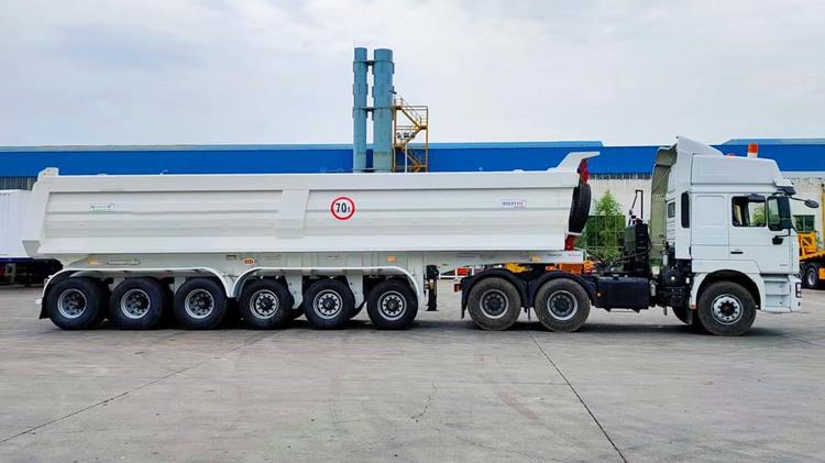 45 Cubic U Shape Tipper Semi Trailer for Sale Near Me In Ghana